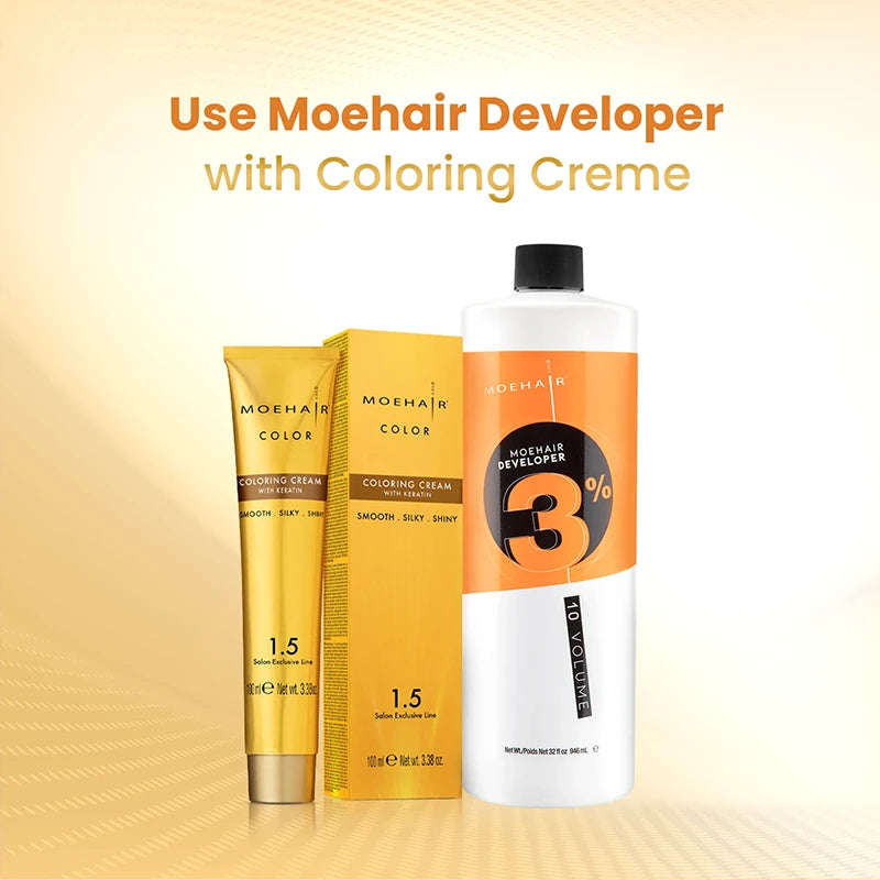 Moehair 3%, 10 volume Hair Color Developer