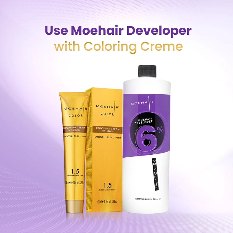 Moehair 6%, 20 volume Hair Color Developer