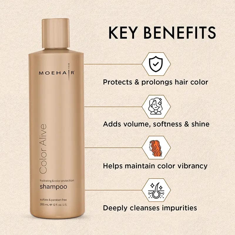 Color Alive Shampoo & Conditioner Combo Shampoo Key Benefits