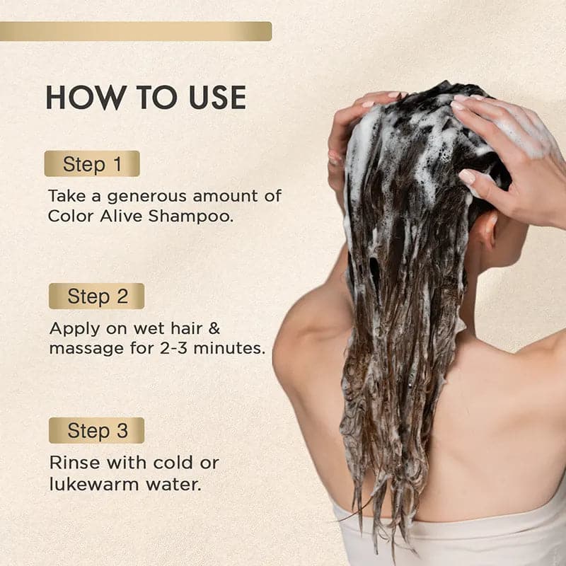 How to Use - Color Alive Shampoo & Conditioner Combo