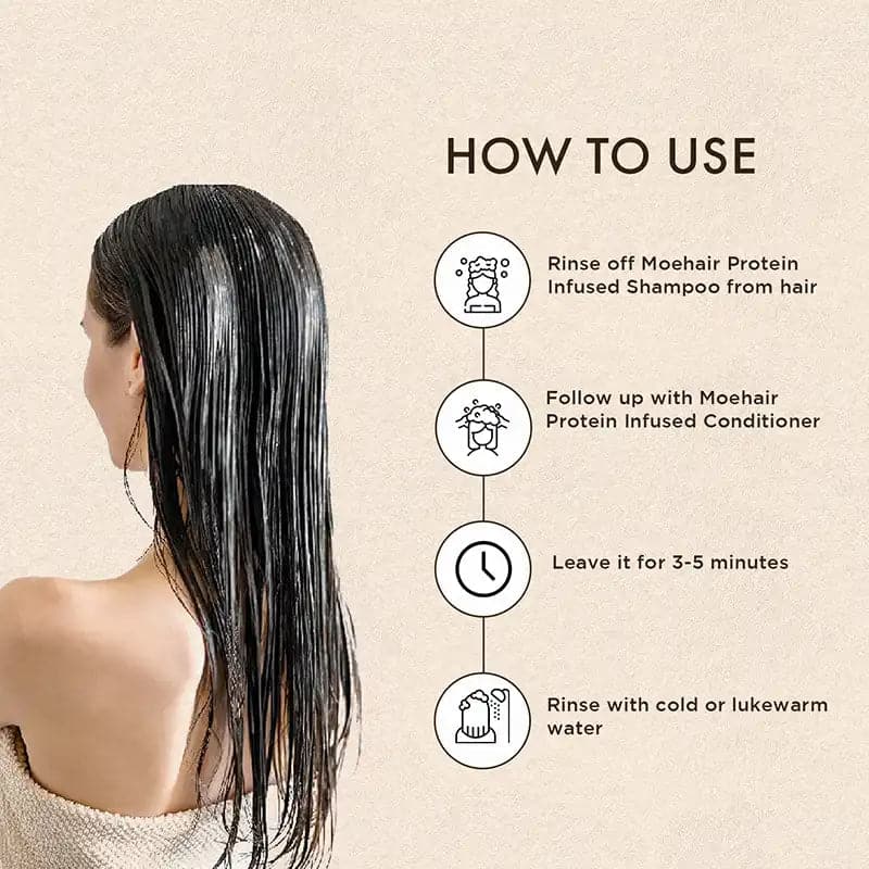 How to use protein infused conditioner