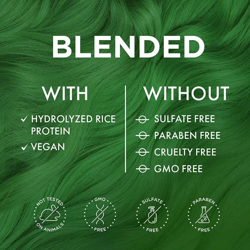 Ingredients used in green hair dye