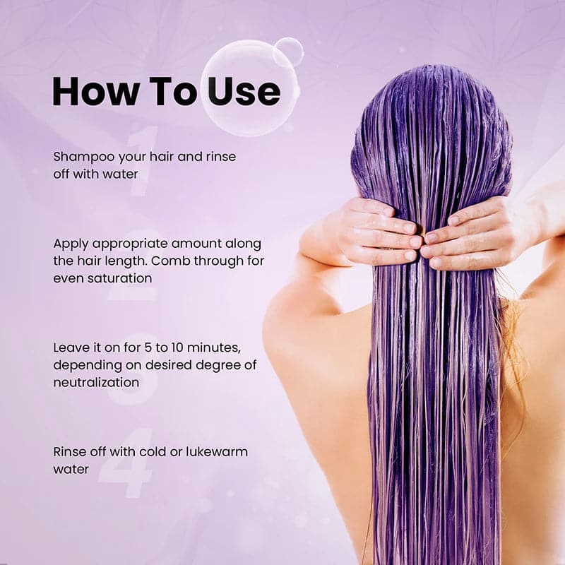 How to use Moehair Luxx Violet Deep Conditioning Mask