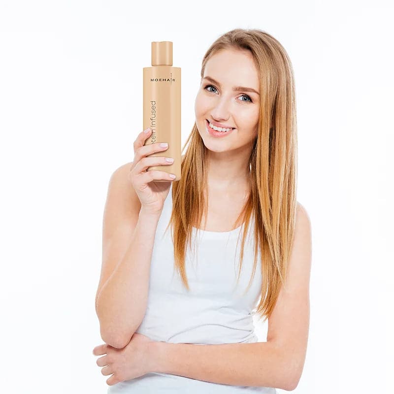 Handshot of Protein Infused Shampoo and Conditioner Combo