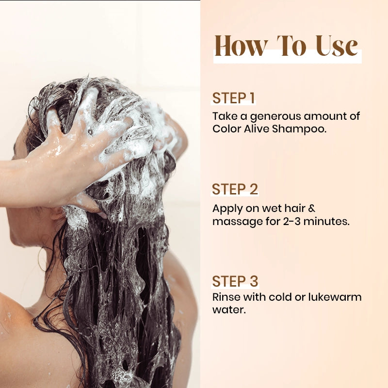 Color Safe Shampoo - How to Use