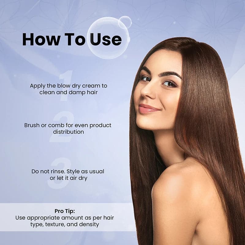 How to use Moehair Luxx Blow Dry Cream