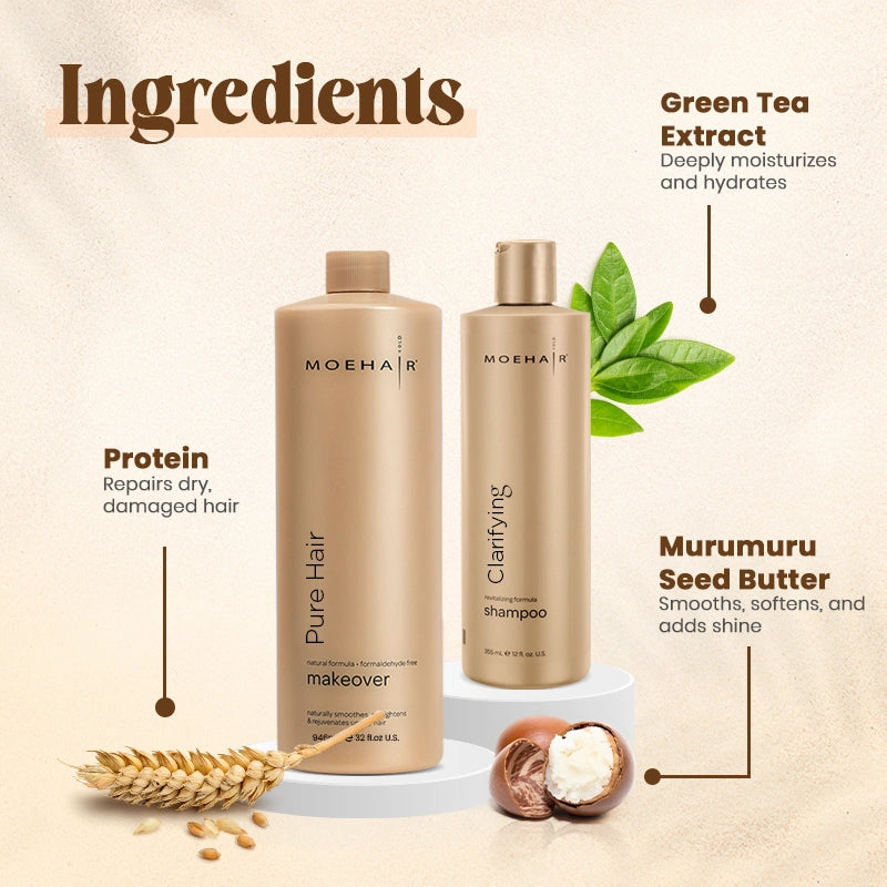 Pure Hair Makeover and Clarifying Shampoo Combo | Ingredients