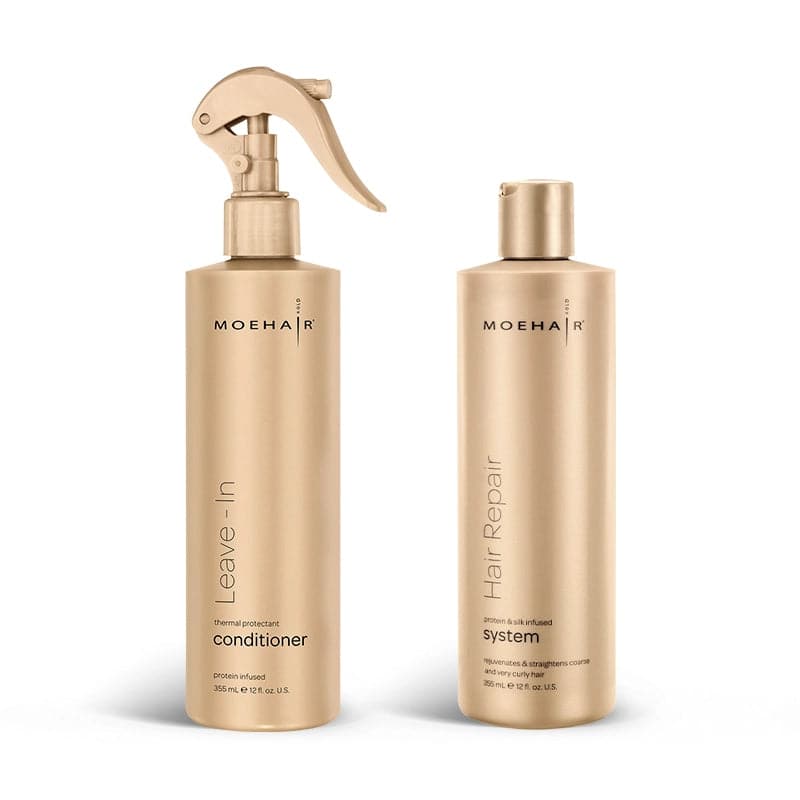 Hair Repair System and Leave In Conditioner Combo
