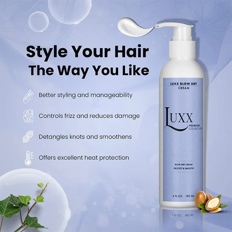 Benefits of Moehair Luxx Blow Dry Cream