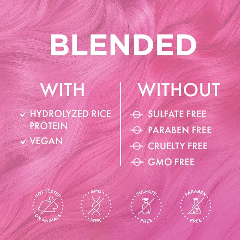 Ingredients used in pink hair dye