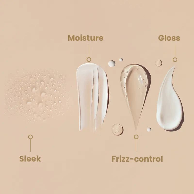 Protein Infused Shampoo and Conditioner with Leave-In Conditioner & Hair Serum - Texture