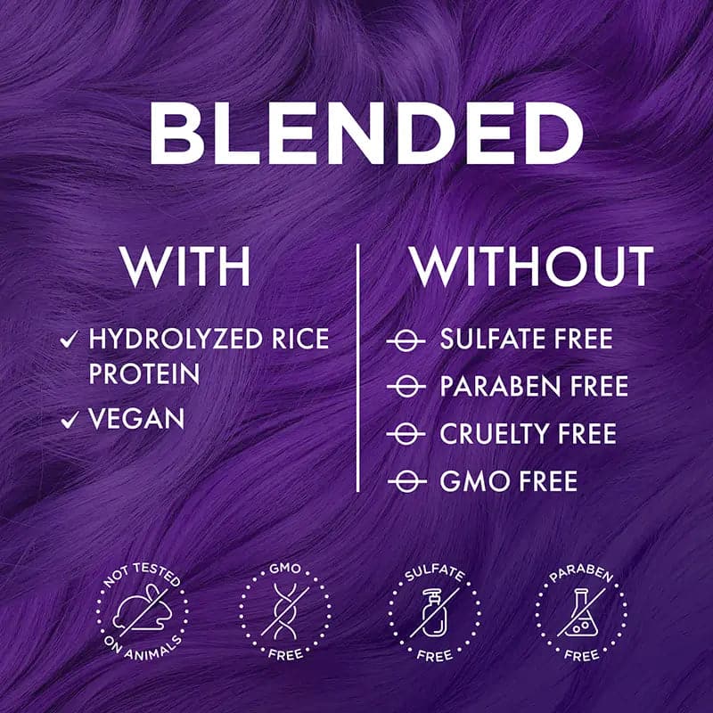 Ingredients use in purple hair dye