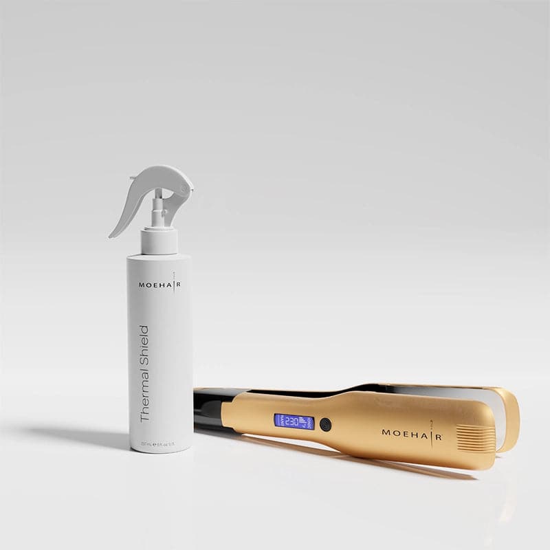 Hair Straightener & Thermal Shield Combo
