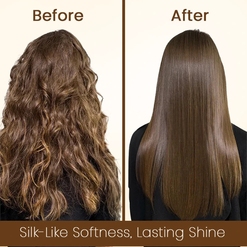 Before and After Use - Hair Repair System and Leave In Conditioner Combo