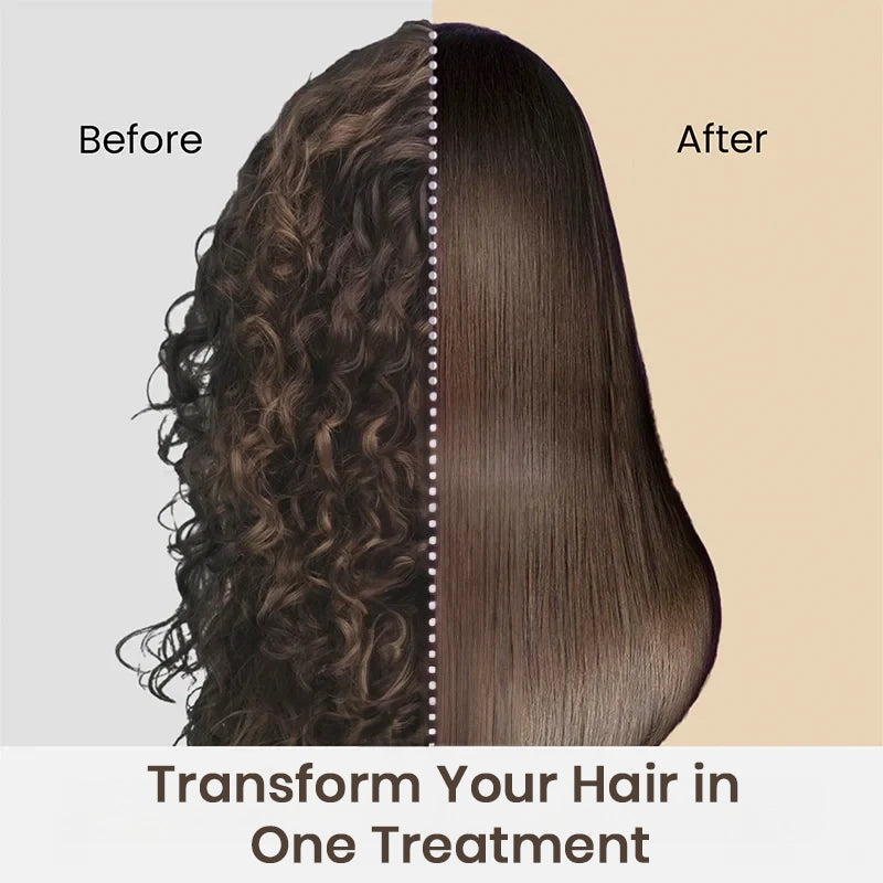 Before and After Use - Moehair Pure Hair Makeover and Hair Straightener Combo