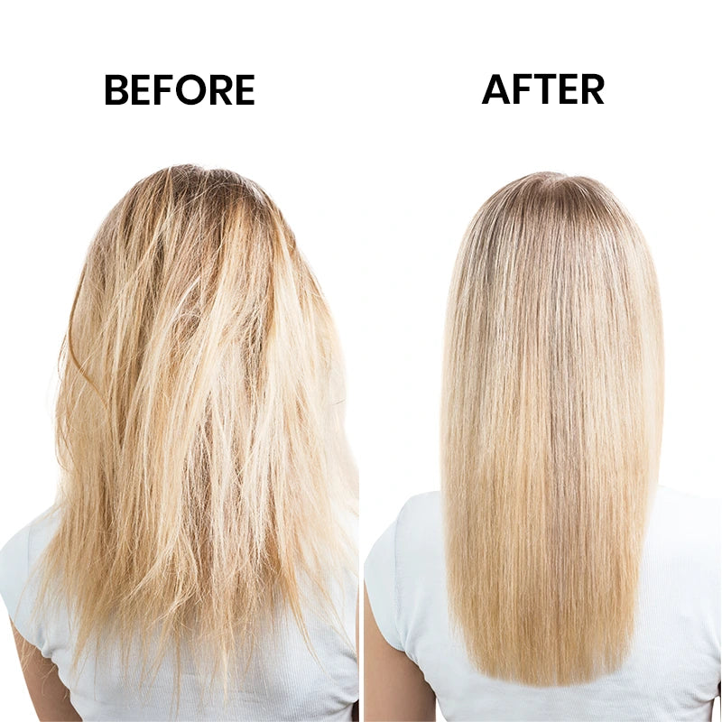 Before and after image of the product