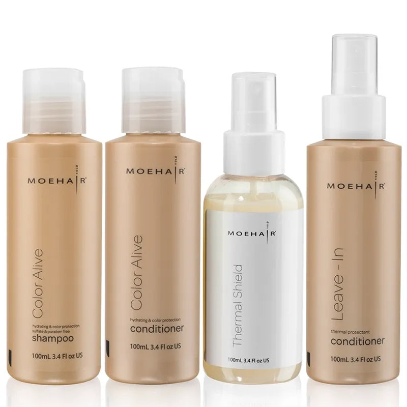 Travel Kit - Mini Color Alive Shampoo & Conditioner, Thermal Shield, and Leave-in Conditioner