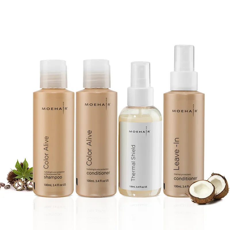 Travel Kit - Mini Color Alive Shampoo & Conditioner, Thermal Shield, and Leave-in Conditioner