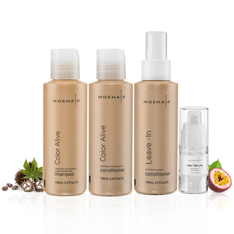 Travel kits: Color Alive Shampoo & Conditioner, leave in Conditioner and Hair Serum