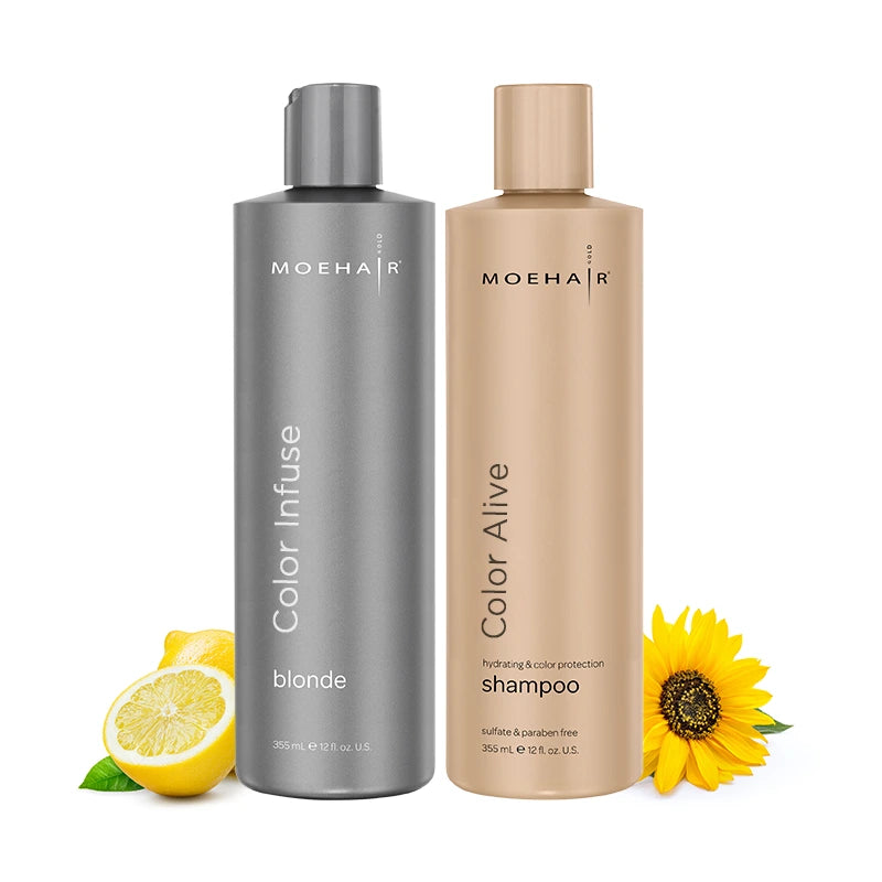 Color Infuse Blonde Toner and Color Alive Shampoo Combo