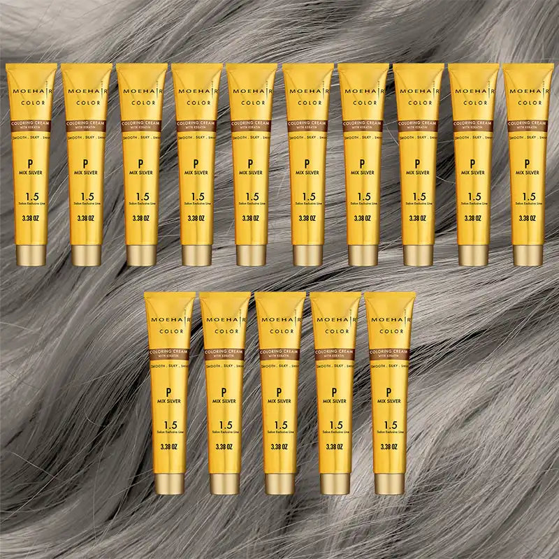 Pack of 15 - P Mix Silver Hair Color