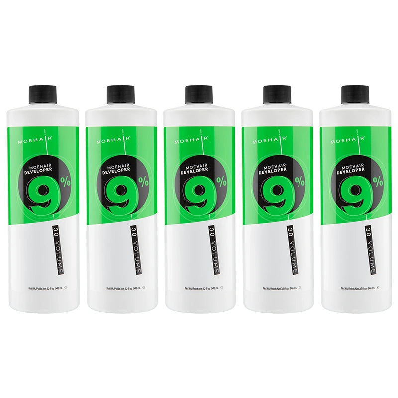 Pack of 5 - 30 volume hair developer