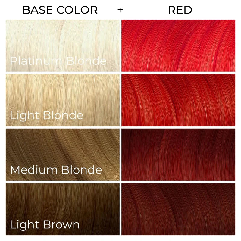 Bright Red Hair Dye
