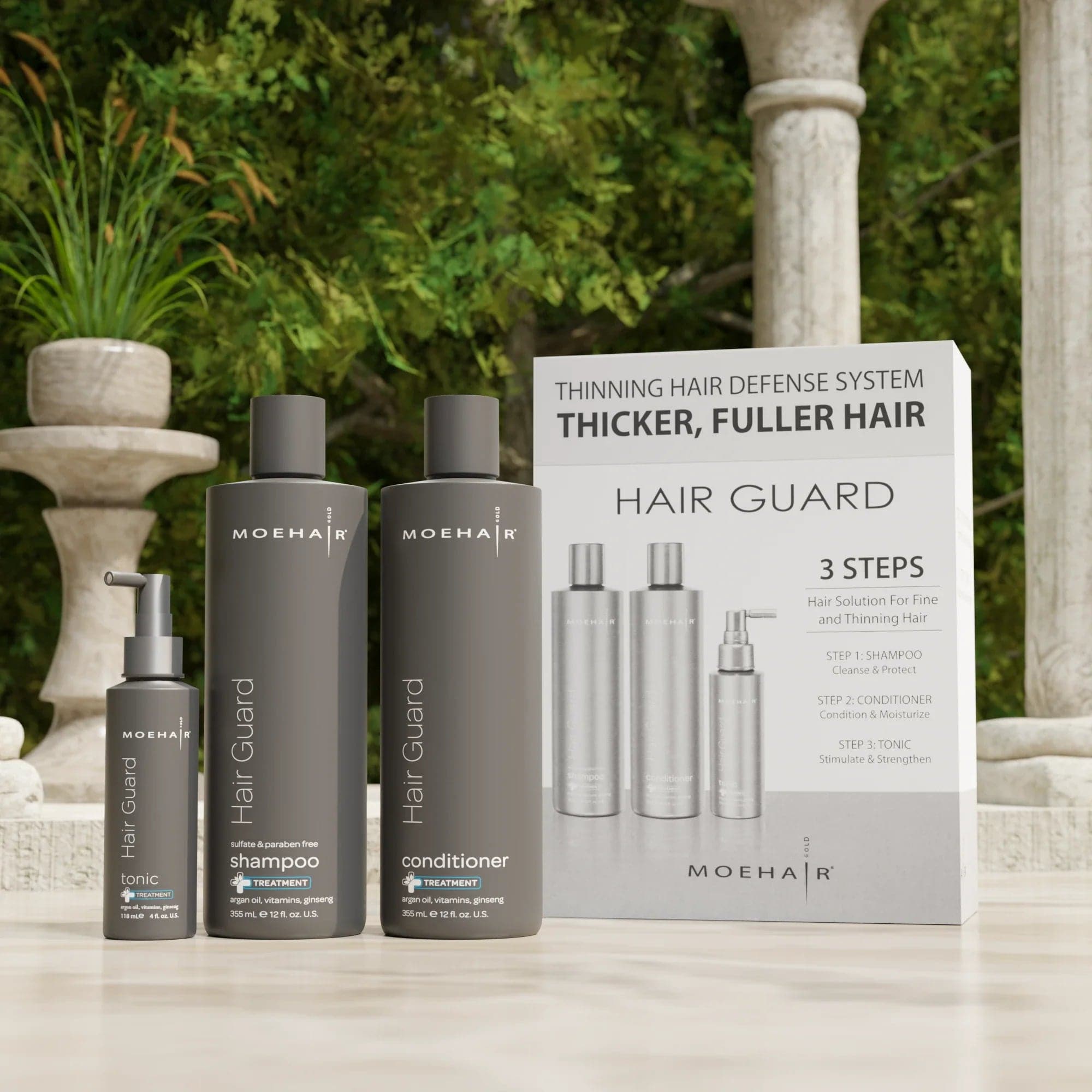 Hair Guard Shampoo, Conditioner with Tonic Trio Pack