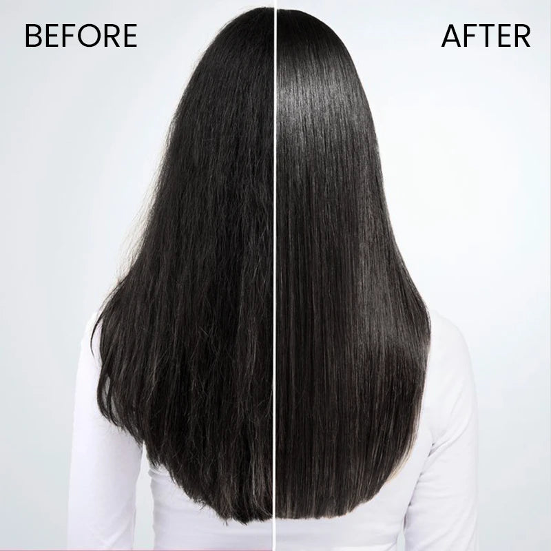 Pack of Protein Infused Shampoo, Thermal Shield, Flat Iron & Serum with Luxx Leave-in Conditioner & Deep Conditioning Mask