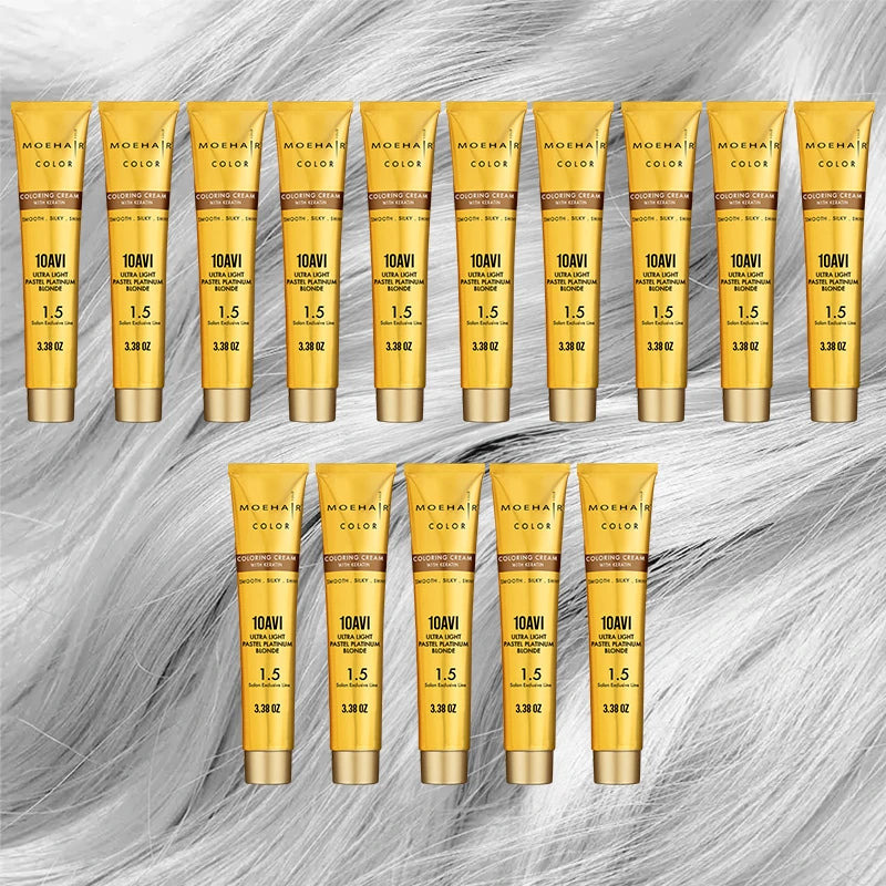 Pack of 15 - 10AVI Ultra Light Pastel Platinum Blonde Hair Color