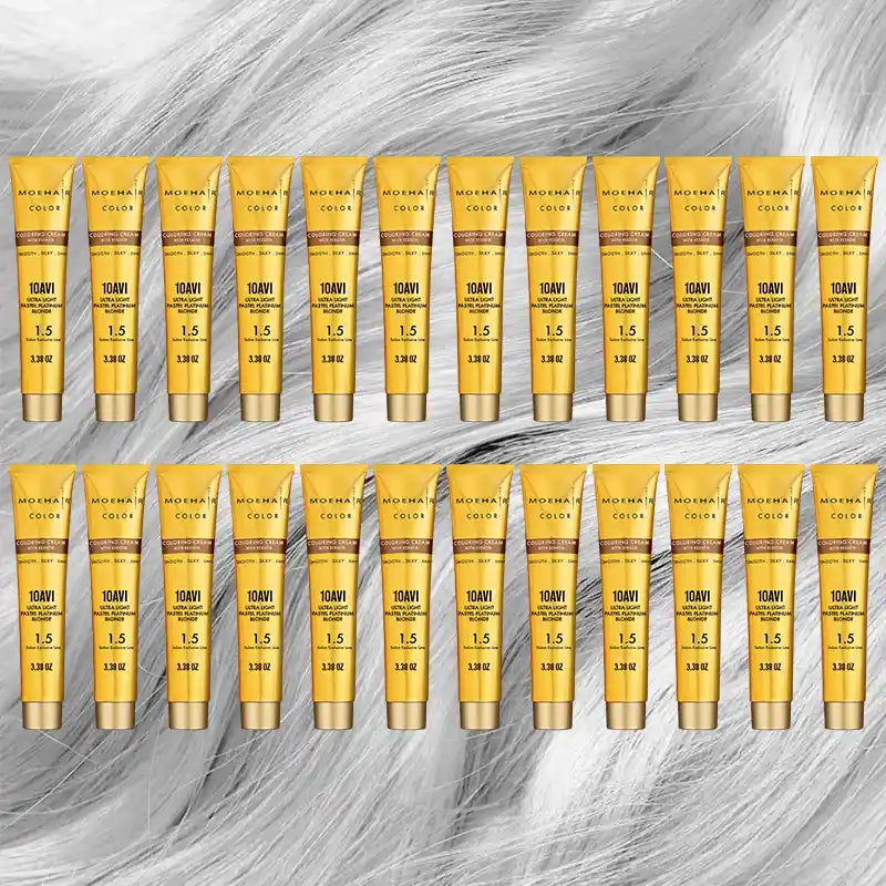 Pack of 24 - 10AVI Ultra Light Pastel Platinum Blonde Hair Color