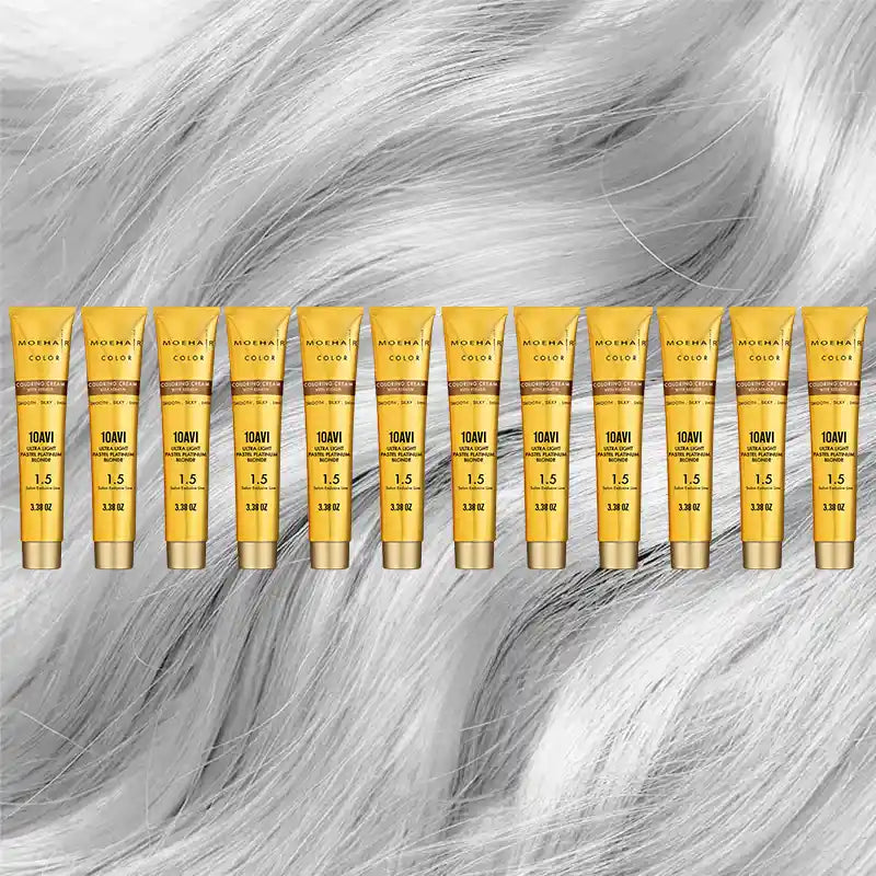 Pack of 12 - 10AVI Ultra Light Pastel Platinum Blonde Hair Color