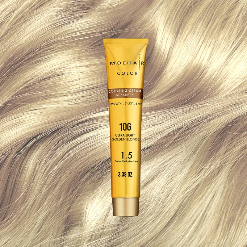 10G Ultra Light Golden Blonde Hair Color