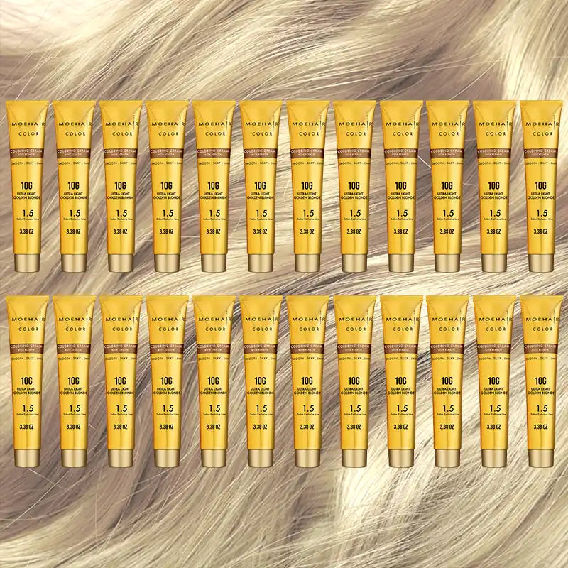 Pack of 24 - 10G Ultra Light Golden Blonde Hair Color