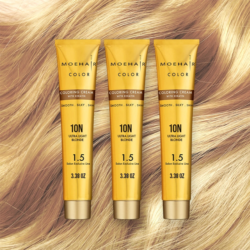 Pack of 3 - 10N Ultra Light Blonde Hair Color