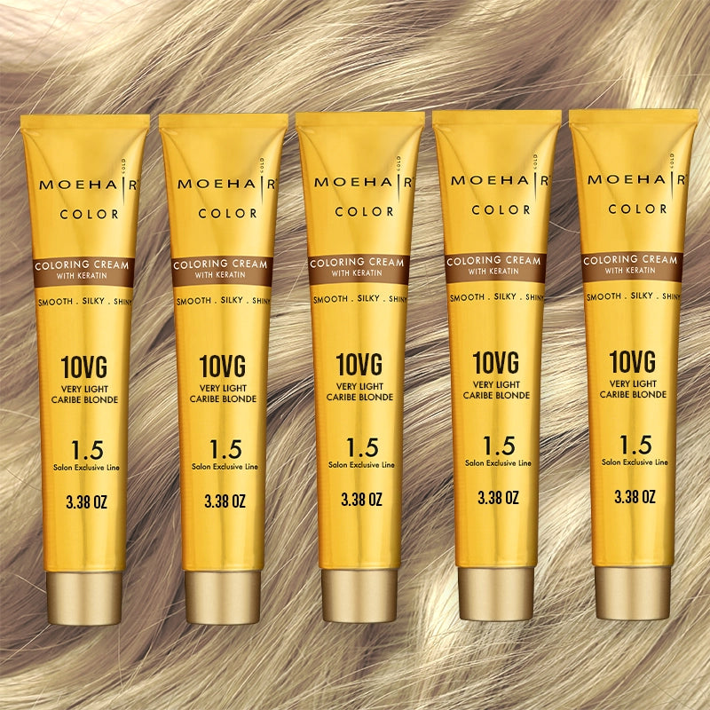 Pack of 5 - 10VG Very Light Caribe Blonde Hair Color