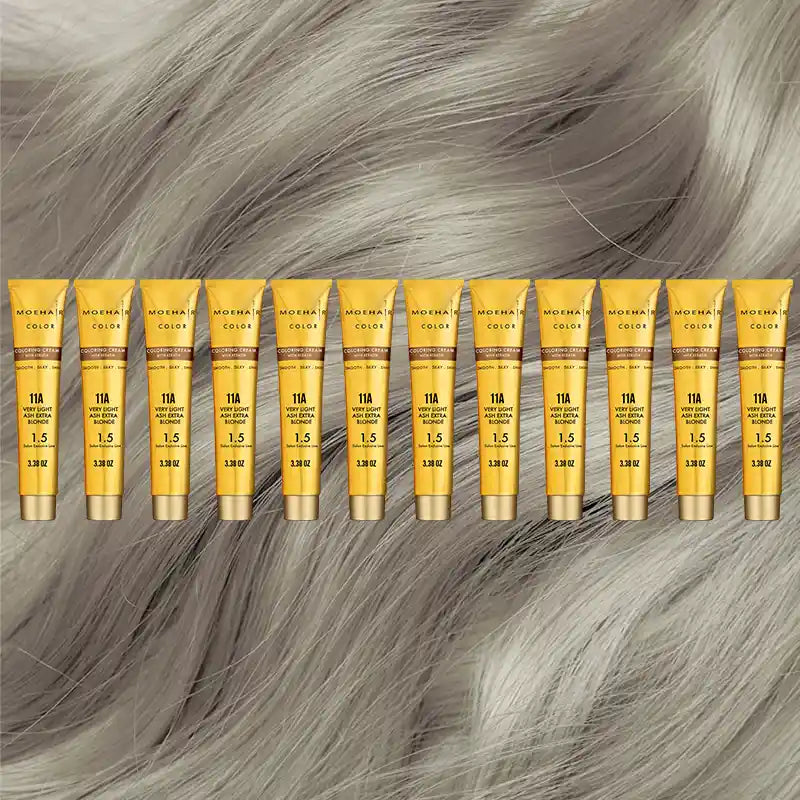 Pack of 12 - 11A Very Light Ash Extra Blonde Hair Color
