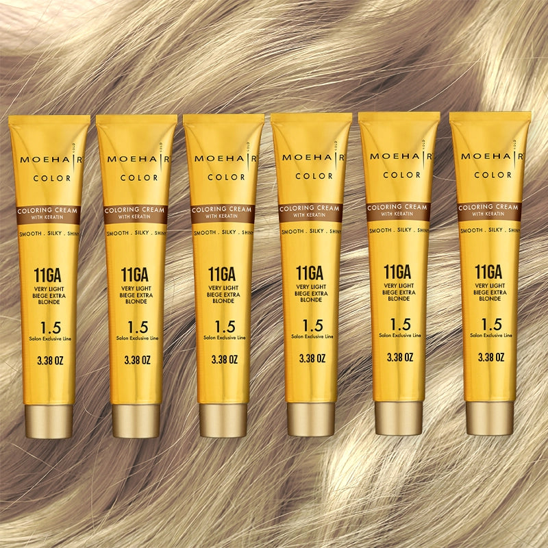 Pack of 6 - 11GA Very Light Beige Extra Blonde Hair Color