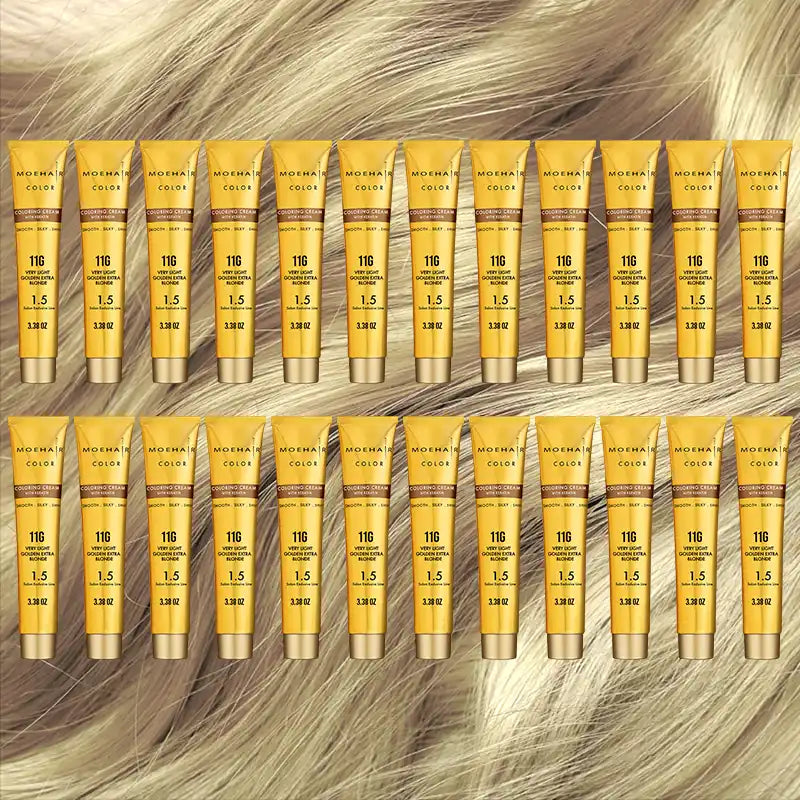 Pack of 24 - 11G Very Light Golden Extra Blonde Hair Color