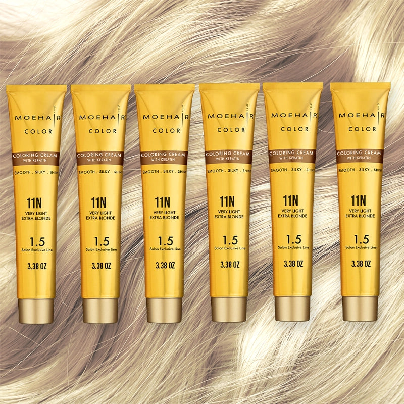 Pack of 6 - 11N Very Light Extra Blonde Hair Color