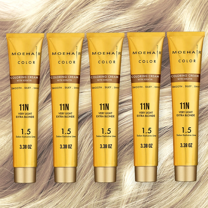 Pack of 5 - 11N Very Light Extra Blonde Hair Color