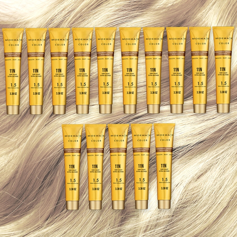 Pack of 15 - 11N Very Light Extra Blonde Hair Color