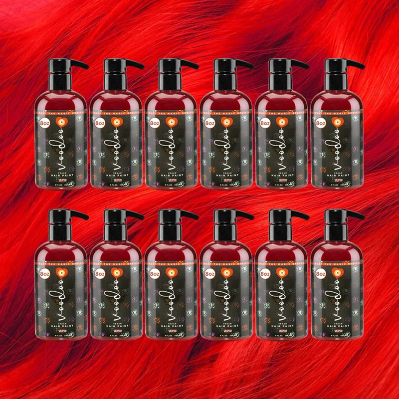 Bright Red Hair Dye