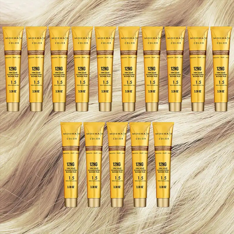 Pack of 15 - 12NG Very Light Golden Extra Blonde Plus Hair Color