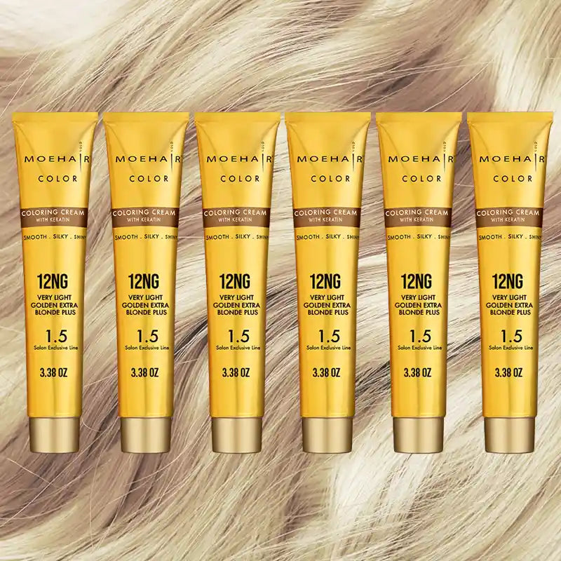 Pack of 6 - 12NG Very Light Golden Extra Blonde Plus Hair Color