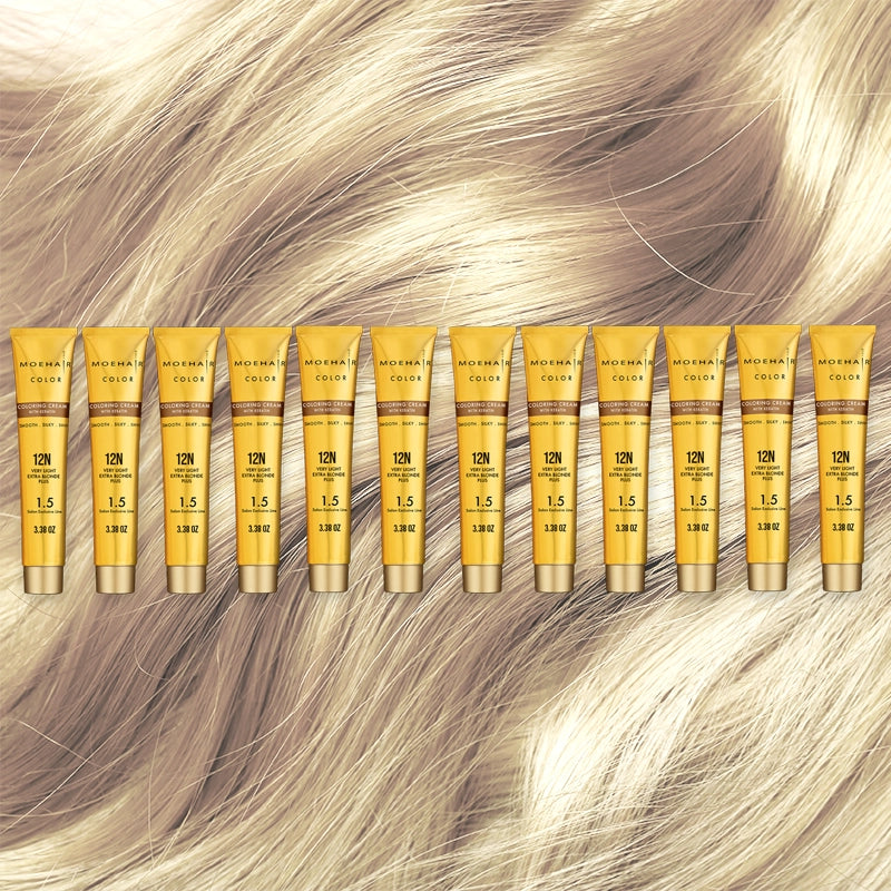 Pack of 12 - 12N Very Light Extra Blonde Plus Hair Color