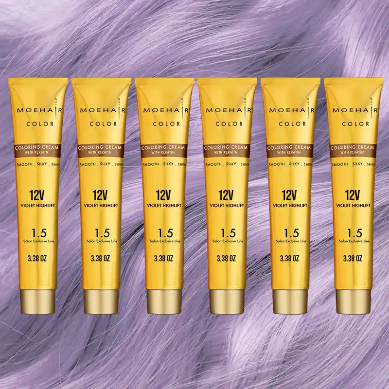 Pack of 6 - 12V Violet Highlift Hair Color