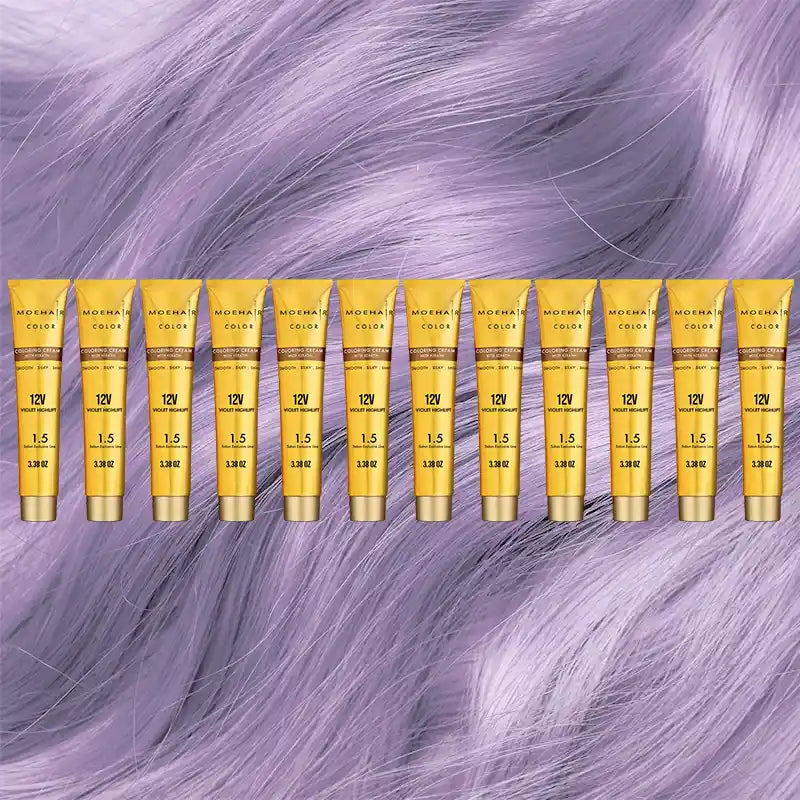 Pack of 12 -12V Violet Highlift Hair Color