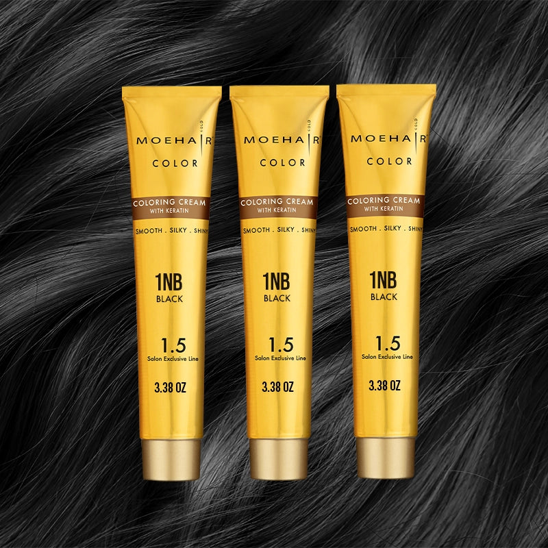 Pack of 3 - 1Nb black hair color 