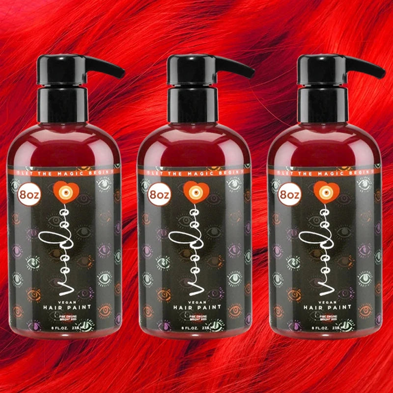 Bright Red Hair Dye